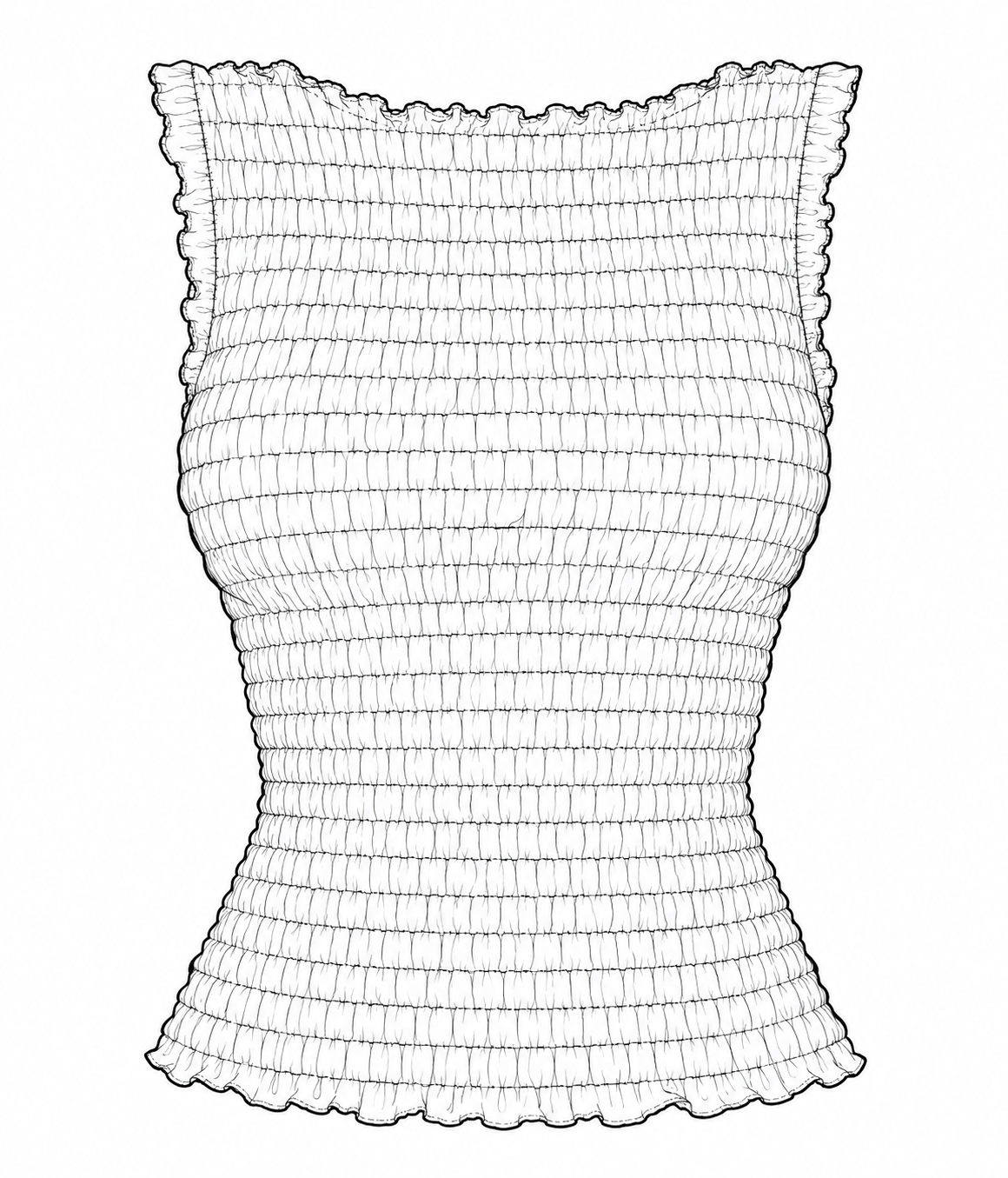 2-in-1 V-neck / Boatneck top sewing pattern