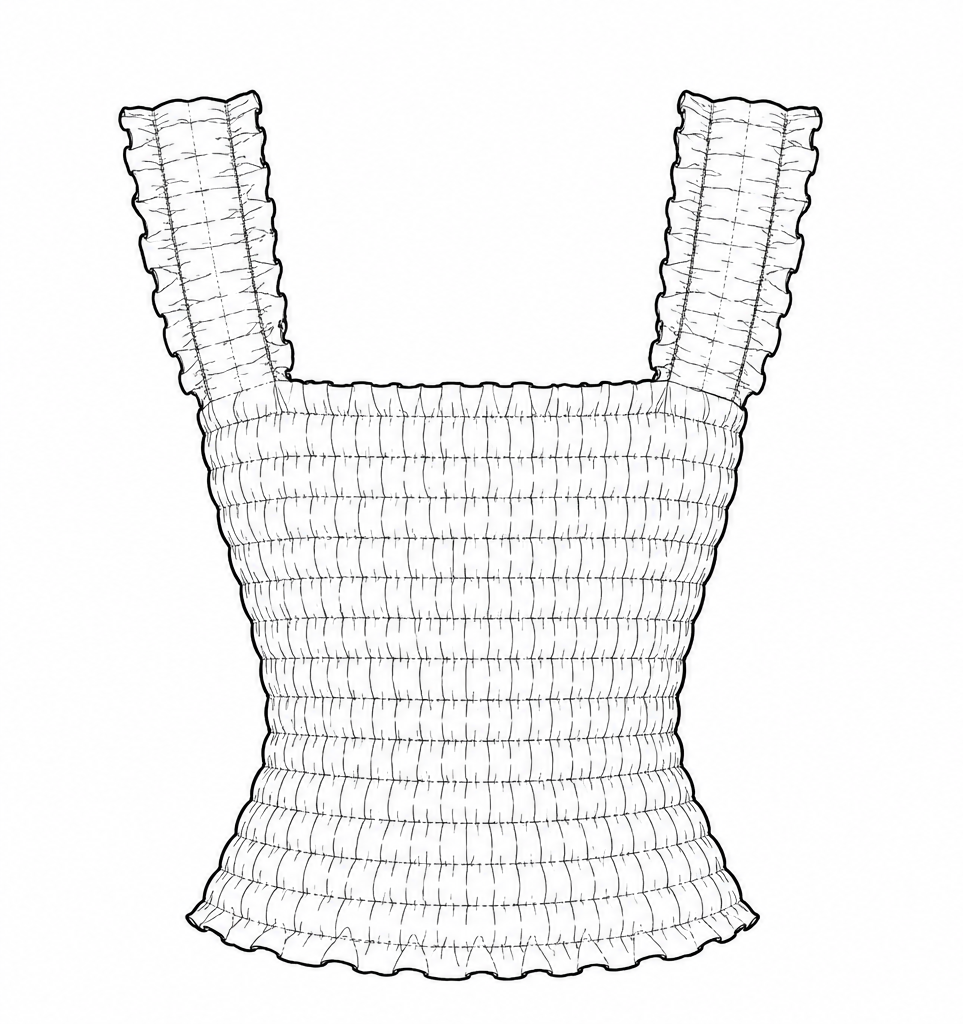 Milkmaid top sewing pattern
